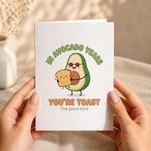 Humorous Banana Bread Pun Greeting Card, Adult Birthday Card, 1 Card + 1 Red Envelope, 5 X 7 Inches, 350gsm Cardstock, Blank Inside For Personalized Message, Suitable As A Humorous Birthday Gift For Friends And Family - Sets - View 10