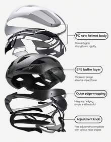 ROCKBROS 1pc Bike Helmet Cycling Ultralight Comfortable For Women And Men EPS Shockproof Adjust - Multicolor - View 10
