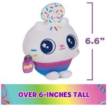 Gabby's Dollhouse 6-Inch Cakey Cat Celebration Series Plush Stuffed Doll, Gabby Girl, Kitty Fairy, Mercat, Baby Box Cat, Pandy Paws - Multicolor - View 11