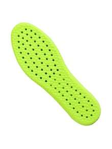 High Elasticity Cloud-Feel Shoe Insoles, Breathable, Odor-Resistant, Sweat-Absorbing Soft Cushion, Comfortable Massage Shock-Absorbing Long-Standing Support, Suitable For Sports Shoes - Green - View 5