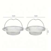 2pcs/1pc Stainless Steel Kitchen Sink Strainer Basket, Portable Handle Design, Fits Directly In Drain To Catch Vegetable Leaves And Food Residue, Dual Use For Washing And Draining, Easy To Lift And Dump, Fine Mesh For Effective Filtration, Rust-Resistant, Easy To Clean, Fits Most Home Kitchen Sinks, Anti-Clogging Tool For Cooking, Suitable For Home, Dorm, And Rental, Practical Kitchen Accessory, Essential For New Home - Kitchen Sink Strainer - View 12