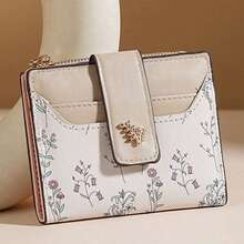 Dompet Koin Pelajar, Dompet Multi-Slot, Gaya Premium Wanita, Tempat Kartu Motif Bunga Serbaguna - Tersedia Berbagai Warna - MultiWarna - View 10