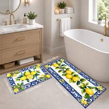 1pc, Pattern Printed Faux Cashmere Kitchen Mat, Absorbent Kitchen Floor Mat, Kitchen Carpet, Long Strip Foot Mat, Sink Front Mat, Suitable For Kitchen, Bathroom, Entryway, Hallway, Laundry Room And Home Decor - Multicolor - View 13