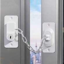 1PC Window Lock Buckle Casement Window Limiter Sliding Door Window Adjustable Safety Lock Child Protection Lock - A - View 1