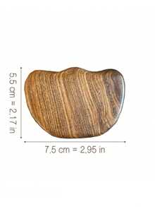 1/3pcs Facial Massage, Beauty Facial Care Tool, Face Massager, Summer Fitness Essential Gua Sha Tool - Full Face Coverage, Deep Tissue Massage, Light Pink Design Helps Improve Blood Circulation; Manual Use, Easily Relax Muscles, Suitable For Post-Workout Use - Black Gold Sandalwood Yuanbao Gua Sha Tool - View 6
