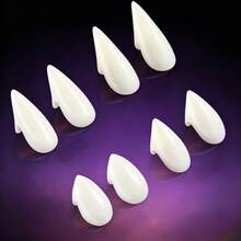 1 Set Of Teeth Assistive Props For Role-Playing, Suitable For Halloween Christmas And Various Themed Events - White - View 8