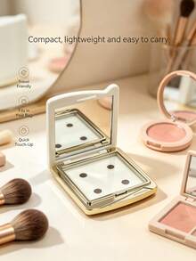 chéeryep 4-Grid Magnetic Makeup Palette, DIY Empty Magnetic Color Palette, Replaceable 4-Grid Storage Box - Magnetic Storage Disc 4 - View 4