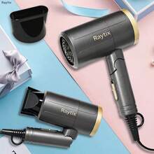 Raytix Pengering Rambut Lipat Portabel Model Baru, Pengering Rambut Cepat untuk Penggunaan di Rumah/Salon, Cocok untuk Penggunaan di Rumah/Salon/Perjalanan - Grey - View 6