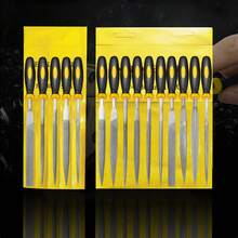 5pcs/10pcs Set High Hardness Fine Tooth Steel Files, Hand Polishing Metal Wood Carving Antique Polishing Repairing Small Files, Woodworking Model Repairing Polishing Small File Combination - File - View 4