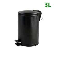 家居裝飾 8L/5L 圓形金屬踏板垃圾桶，垃圾桶，廚房、浴室、居家使用容器，附可拆卸內桶，房間裝飾，廚房配件，浴室配件，秋季家居裝飾，萬聖節，聖誕禮物 - 香檳色 - 查看 20