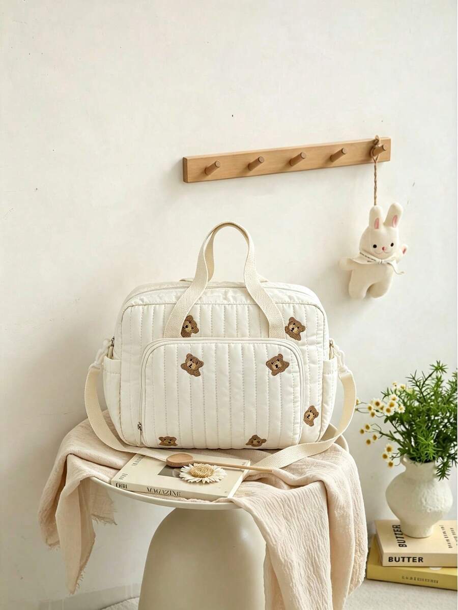 Korean Style Fashionable Portable Mom & Baby Shoulder Bag, Suitable For Young Moms To Use Outdoors, Lightweight Crossbody Bag - Multicolor - View 1