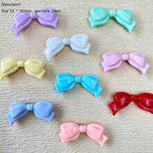 Solid Color AB Acrylic Small Fresh Bow, Loose Bead Bead Bead, Handmade DIY Mobile Phone Chain, Necklace Accessories - Multicolor - View 35