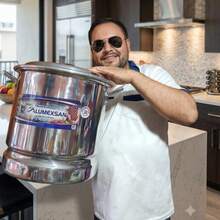 vaporera de aluminio capacidad de 20 litros de la marca alumexsan #30 - Ver 2