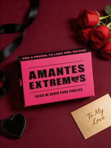 AMANTES EXTREMOS Tabletop Game For Couples - Romantic Party Game To Deepen Your Bond, Fun Conversation Cards For Date Night, Thoughtful Gift For Him And Her - Multicolor - View 6