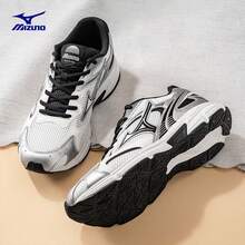 Mizuno New SPEED 2K Cushioned Mesh Breathable Versatile Casual Running Shoes, Unisex - Silver/Black - View 5