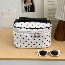 1 buah Tas Kosmetik Multi-Kompartemen Kapasitas Besar dengan Pegangan Pita, Tas Penyimpanan Kosmetik Portabel Multifungsi dengan Sekat, Cocok untuk Acara Anak Perempuan, Tas Perawatan Kulit Saat Bepergian, Tas Perlengkapan Mandi, Tas Kosmetik, Perlengkapan Perjalanan, Perlengkapan Kapal Pesiar, Hadiah untuk Pengiring Pengantin - MultiWarna - View 12