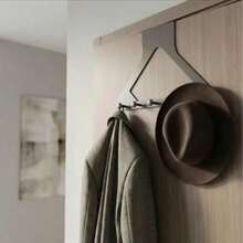 1pc Large Upgraded Triangle Door Hook, Over-The-Door Coat Rack, Thickened Plastic Material, Strong Stability, Great Load-Bearing Capacity, Suitable For Hanging Clothes, Bags, Keys, Hats - View 5