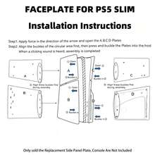 1 Set PS 5 Slim Disc Version Console Cooling Ventilation Face Shell, ABS Protective Panel, Suitable For PlayStation 5 Slim Disc Version, PS 5 Slim Accessory Panel Cover, Black - View 6
