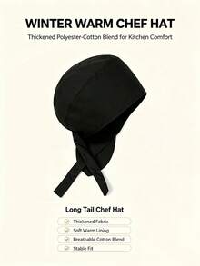 1pc Breathable Chef Hat, Unisex Professional Catering Work Cap, 360° Ventilation, Dust-Proof And Comfortable, Suitable For Catering, Baking And Workshop Use, Washable Professional Catering Cooking Service Headwear - Multicolor - View 12