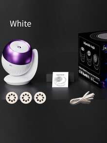 1 cái đèn chiếu sao âm nhạc sáng tạo màu đen/trắng, đèn ngủ chiếu phim, máy chiếu tạo không gian đại dương lãng mạn cho phòng ngủ, phòng khách, tiệc tùng, trang trí nhà cửa - Nhiều màu - Xem 7