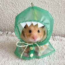 1pc Small Pet Waterproof Raincoat - Suitable For Parrots, Birds And Hamsters, Pet Parrot Cape, Cute, Windproof Pet Clothing, Pet Rainy Day Outdoor Outfit, Pet Photo Prop - Multicolor - View 4