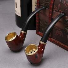 1pc Pipe, Smoking Accessory, Holiday Gift, Birthday Gift, Gift For Friends, Halloween Gift, Christmas Gift - Multicolor - View 1