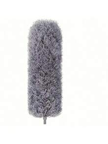 2pcs Grey Microfiber Duster With Telescopic Handle, Bendable And Washable Feather Duster, Adjustable Stainless Steel Pole Dusting Cleaner, Suitable For High Ceilings, Blinds, Furniture And Home Cleaning - Static Electricity - View 11