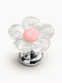 Flower Or Christmas Car Engine Start Stop Button Cover, Cute Transparent Push Start Button Decorative Cap, Dashboard Center Console Ornament, Car Interior Accessories For Women, Vehicle Decoration And Holiday Gift, 6 Styles Available - A - View 12