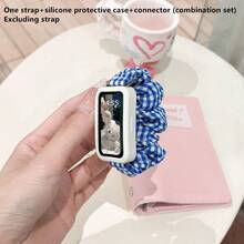 1pc Watch Band + 1pc Silicone Protective Case (Combo Set) Multi-Functional Daily Watch Band, Fashion Headband Design, Compatible With Huawei 11pro/11/10/9/8, Quick Release Button Design, Supports NFC Version Sharing, Compact And Exquisite, Smart Sports Accessory - Multicolor - View 23