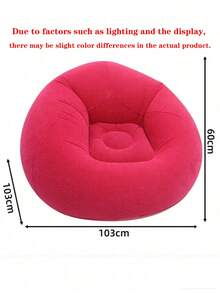 1PC Outdoor Garden Bean Bag Chair, Inflatable Lounge Sofa (Requires Inflation, Air Pump Not Included), Comfortable Relaxing Seat For Patio, Backyard, Lawn, Camping & Poolside Use - / - View 15