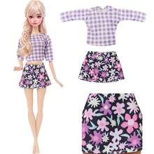 5 PCS Set Casual Fashion Doll Clothes For 11.5 Inch Dolls,Includes Tops Pants Skirts And Dresses,Girls Toy Doll Dress Up Set,Suitable As A Holiday Gift(Doll Not Included) - Multicolor - View 4