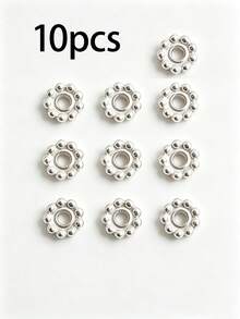 1pc/2pcs/6pcs S925 Silver Earring Making Kits: Earring Hooks, Hypoallergenic Ear Wires, Fish Hooks For DIY Jewellery Making - Silver - View 14