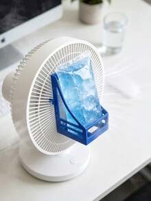 Ice Pack Holder For Floor Fan, Ice Box Fixed Bracket, Cooling Hanging Rack For Home Fan, Universal Clip-On Storage Rack For Floor Fan, Use With Ice Crystal Ice Pack To Quickly Lower Air Temperature, Summer Home Cooling Essential. Multi-Slot Adjustable Clip Design, Securely Attaches To Fan Guard, Easy Assembly And Disassembly Without Tools, No Damage To Fan. Hollow Weight-Bearing Frame, Compatible With Multiple Square Ice Boxes And Cooling Ice Packs, Suitable For Living Room, Bedroom, Office, Rental Apartment. Summer Home Essential (Ice Pack And Box Not Included) - Multicolor - View 8