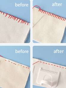 Multi-Functional Stitching Tool, Hand DIY Sewing Template Lock Edge Tool, Helps You Sew Perfect Lines, Sewing Ruler With Clips - Hand Sewing Guide For Even Stitches, Suitable For Sewing Beginners, Housewives, Non-Slip DIY Sewing Guide For Quilting, Patching And Embroidery, Perfect Gift For Mothers, Partners, Friends And Elders, Christmas, Halloween, Thanksgiving Gifts - A - View 9