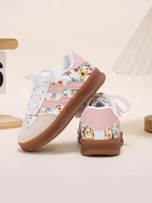 Infant Fashion Sneakers Casual Versatile Rubber Sole Outdoor Baby Walking Shoes - Pink - View 7
