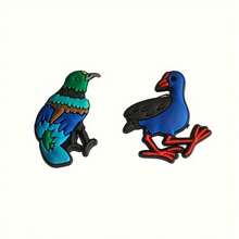 12pcs Bird-Shaped Shoe Charms, Assorted Styles, Durable Shoe Decorations For Sandals, Slippers - Multicolor - View 7