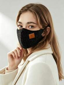 4PCS Women's Winter Teddy Fleece Warm Face Mask, Men's Outdoor Travel Thermal Lined Windproof Cold-Proof Cycling Face Cover - Multicolor - View 9
