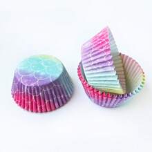 Cake Cups, Party Decorations, Oil-Proof Disposable Muffin Baking Cups, Baking Bottom Paper - View 7