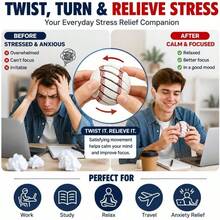 Baseball Fidget Ball Toy,3D Printed Twist And Turn Stress Relief Desk Fidget,Portable Relieve Anxiety Fidget Ball Sensory Puzzle - White - View 2