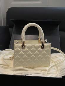 This Stylish Solid-Color Retro Handbag Can Easily Hold Everyday Essentials And Is Suitable For Various Styles And Occasions. - Multicolor - View 13
