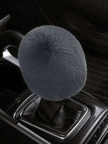 Winter Plush Car Gear Shift Cover, Soft Fuzzy Universal Fit, Suitable For Automatic And Manual Transmission, Warm And Cold-Proof Gear Lever Sleeve, Car Interior Accessory - A - View 12