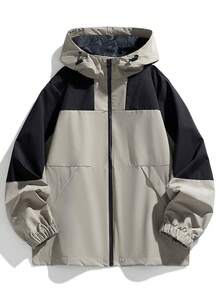 New Women's Spring/Autumn Lightweight Outdoor Zipper Jacket - Grey - View 3