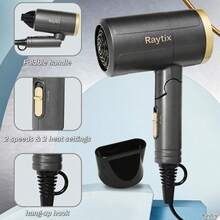 Raytix Pengering Rambut Lipat Portabel Model Baru, Pengering Rambut Cepat untuk Penggunaan di Rumah/Salon, Cocok untuk Penggunaan di Rumah/Salon/Perjalanan - Grey - View 5