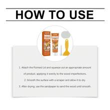 Wood Filler, Can Fill Gaps, Sandable And Paintable, Weather-Resistant, Suitable For Various Types Of Wood, Glue Repair - Wood Filler - View 12