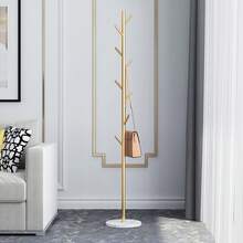 Metal Freestanding Coat Rack Stand Hall Tree With 8 Hooks Practical For Entryway Hallway Storage - View 3