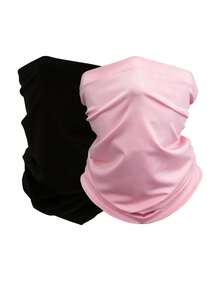 1pc Breathable Windproof Sun Protection Face Mask Neck Gaiter Balaclava For Fishing, Cycling, Outdoor Sports, All Season - Black - View 13