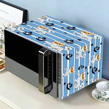 1pc Microwave Dust Cover, Home Oven Rack Dust Cover, Washable Dust Cover, Home Food Machine Dust Cover, Highly Attractive Kitchen Storage Cabinet Dust And Stain-Proof Cover - Full Coverage - View 2