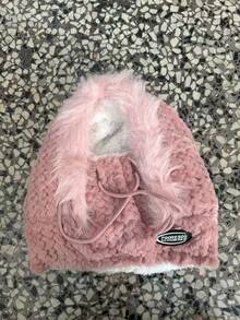 1 buah Topi Musim Dingin Wanita, Syal, Masker Wajah, Penutup Telinga Hangat Tahan Angin untuk Bersepeda - MultiWarna - View 10