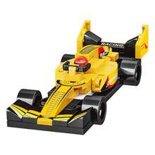 Formula Basic Racing Car Building Blocks - Gelb - Übersicht 5