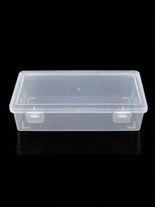 1pc Transparent Desktop Multi-Function Storage Box, Travel Accessory Storage Display Box, Jewelry Box For Vanity Tabletop To Store Lipstick, Lip Gloss, Dust-Proof Cosmetics, Suitable For Bedroom, Bathroom, Vanity Table Decoration Home Desktop - Multicolor - View 12